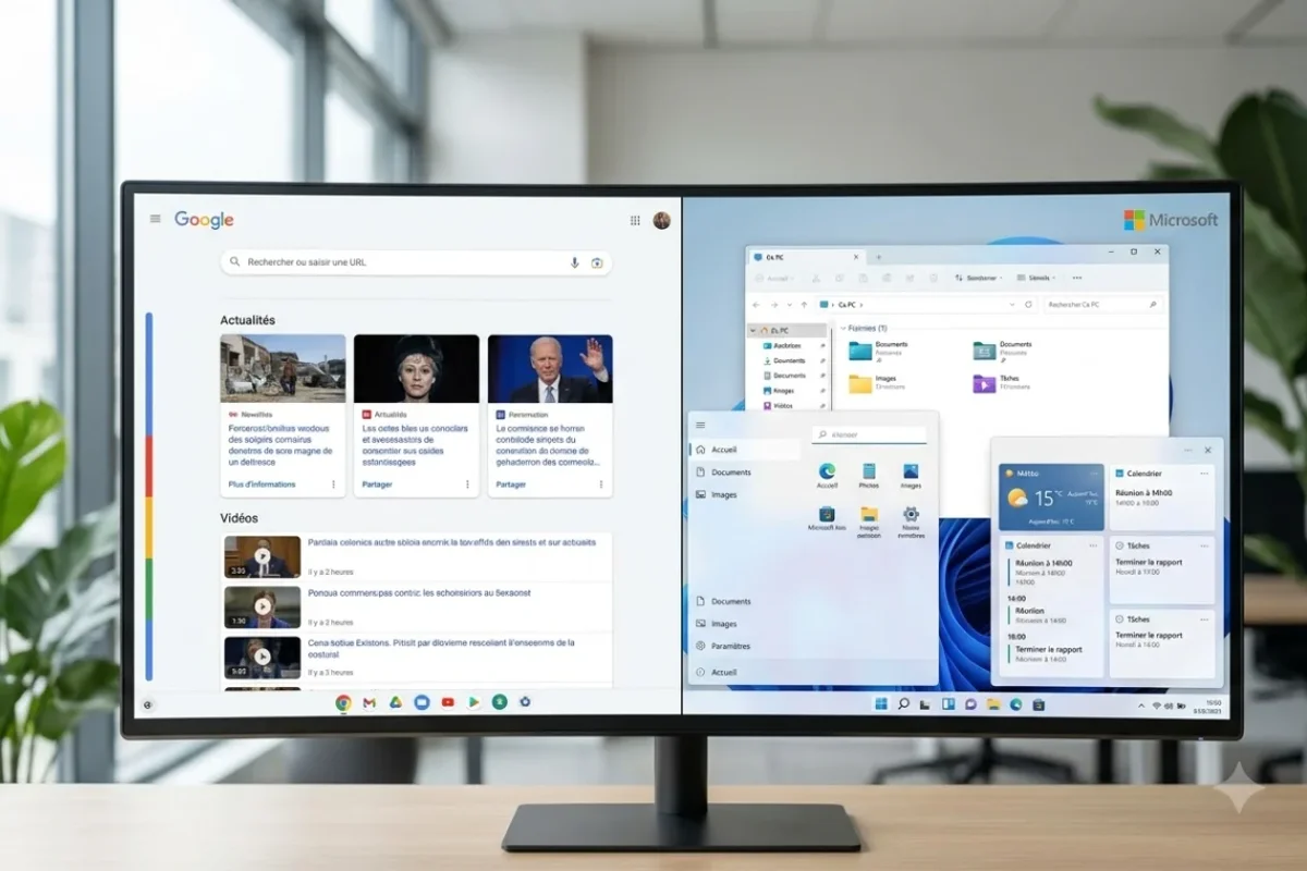 Google Workspace vs Microsoft 365 : le comparatif honnête pour une PME